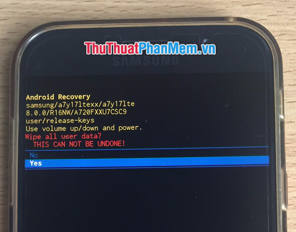 Instructions on how to restore the original (Hard Reset) Samsung phones Picture 5