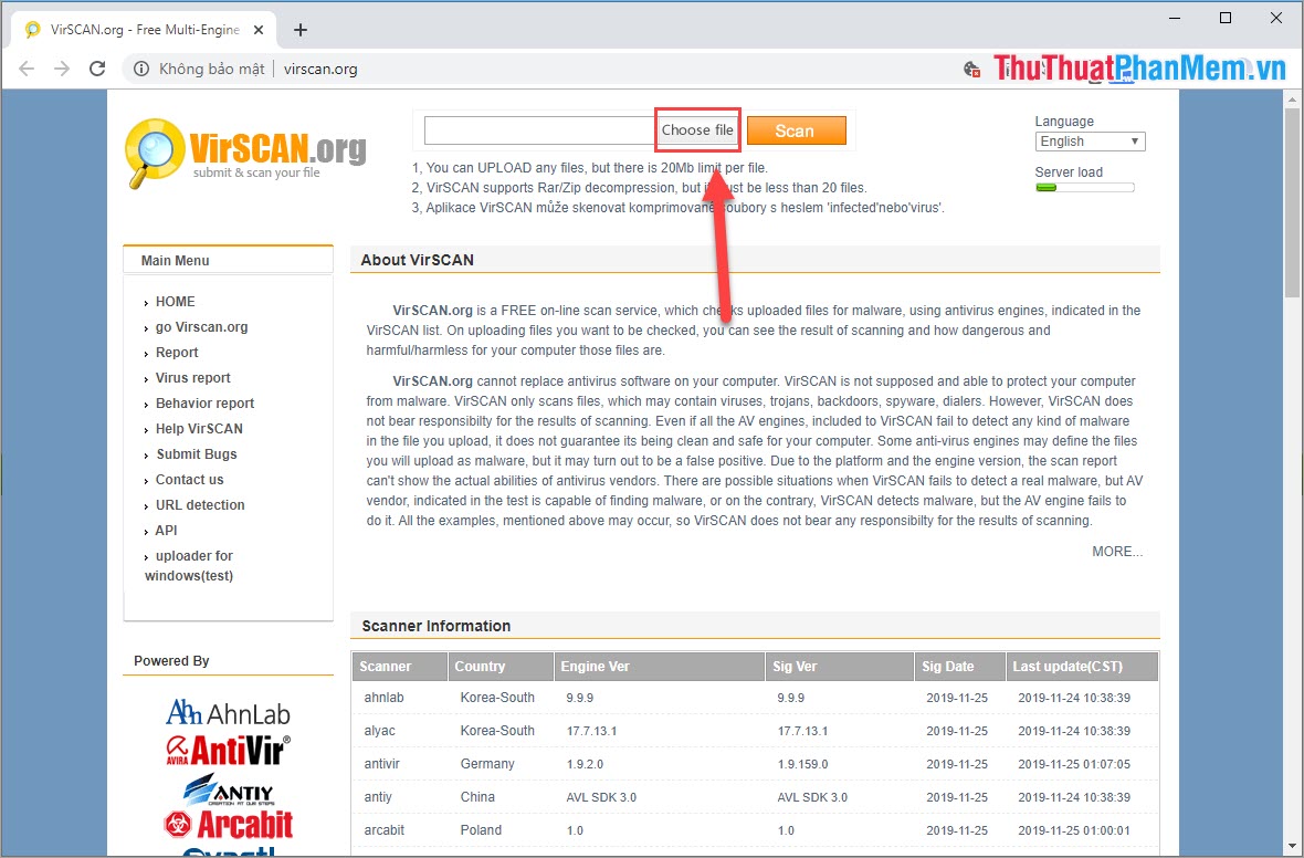 Instructions on how to scan for viruses online without installing additional software Picture 11