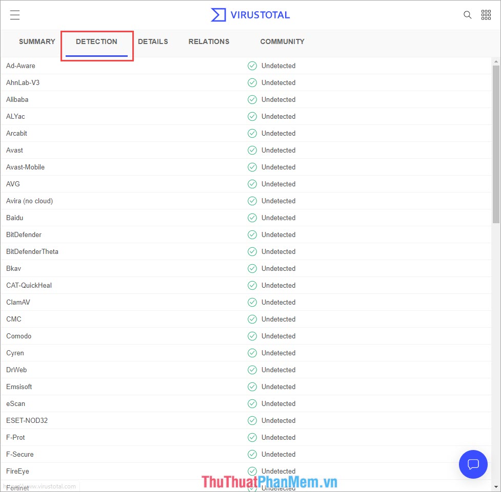 Instructions on how to scan for viruses online without installing additional software Picture 6