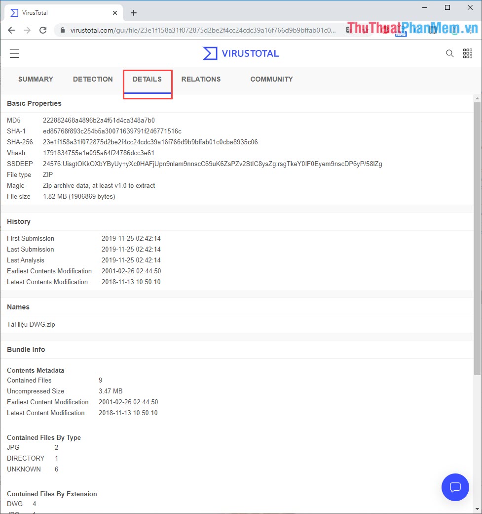 Instructions on how to scan for viruses online without installing additional software Picture 7