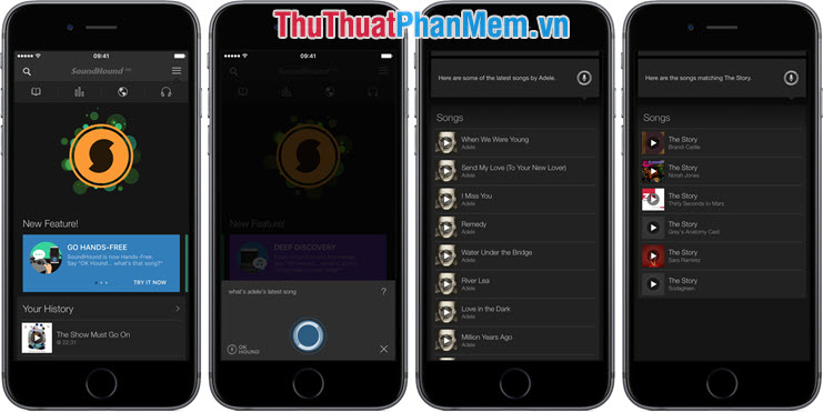 Instructions on how to search for songs, find music through fast and standard melody Picture 4