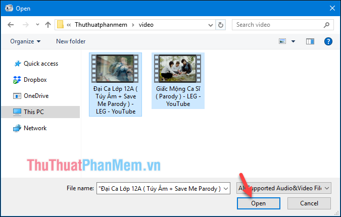 Instructions on how to separate music from videos Picture 3