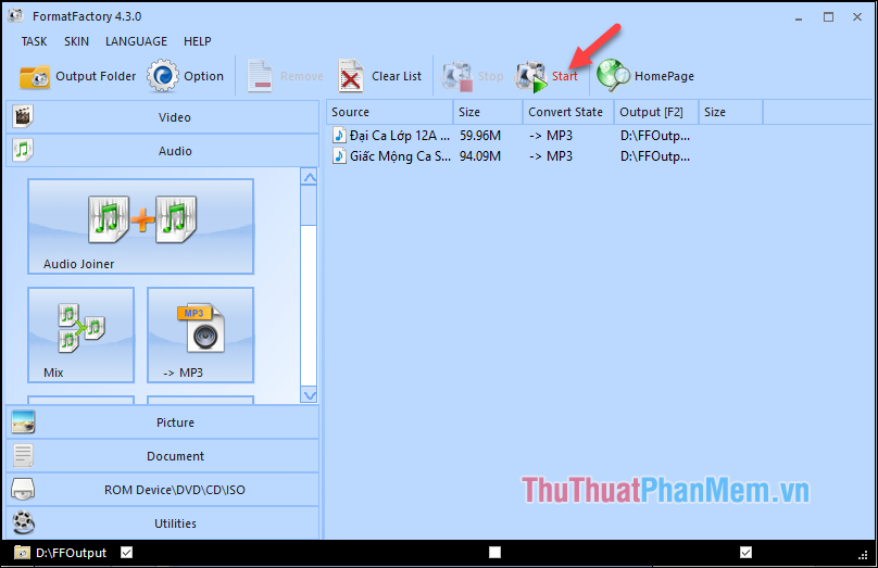 Instructions on how to separate music from videos Picture 5