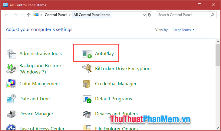 Instructions on how to set, customize, turn on, turn off Autoplay on Windows 10 Picture 4