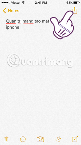 Instructions on how to set Notes notes password on iPhone Picture 5
