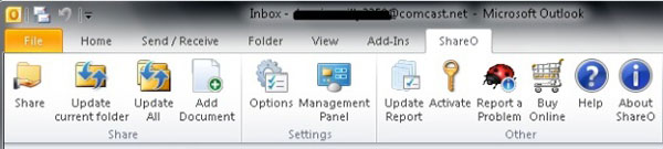 Instructions on how to share contacts in Microsoft Outlook Picture 2