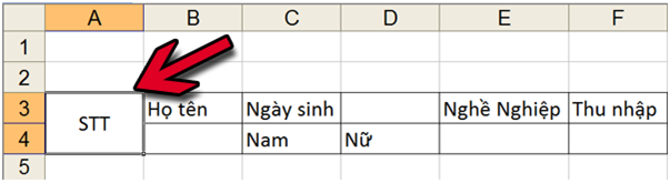 Instructions on how to split cells in Excel 2003 and 2007 Picture 3