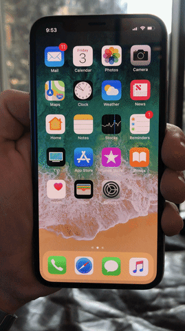Instructions on how to turn off and turn on the power of iPhone X Picture 1