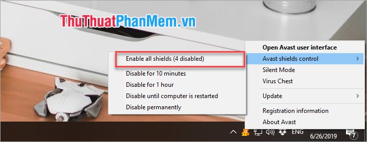 Instructions on how to turn off Avast notifications temporarily or permanently Picture 5