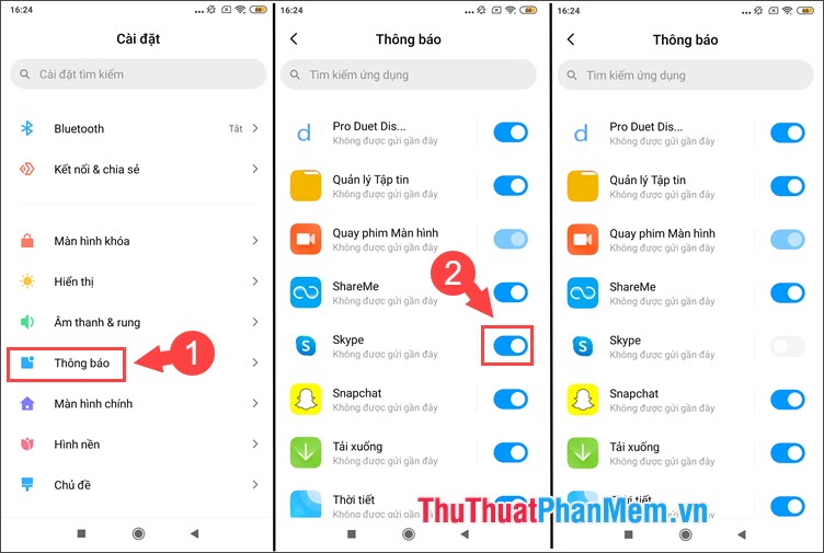 Instructions on how to turn off notifications on Skype Picture 9