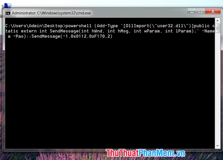 Instructions on how to turn off the Laptop screen Picture 19