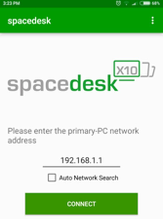 Instructions on how to turn smartphones into monitors for computers via Wifi connection Picture 5