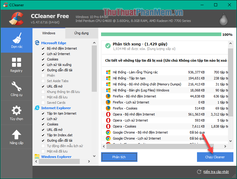 Instructions on how to use CCleaner to clean your computer effectively Picture 6