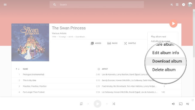 Instructions on how to use Google Play Music Picture 20