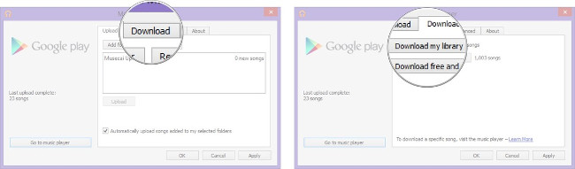 Instructions on how to use Google Play Music Picture 22
