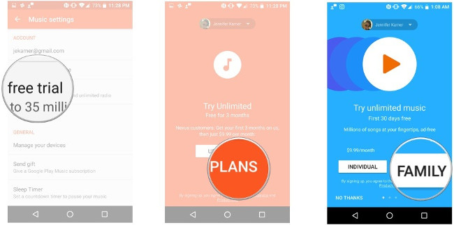 Instructions on how to use Google Play Music Picture 4