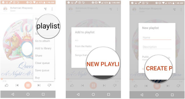 Instructions on how to use Google Play Music Picture 9