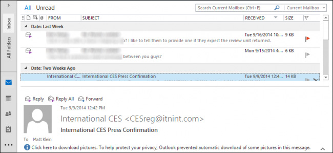 Instructions on how to use Outlook 2013 for new people Picture 4