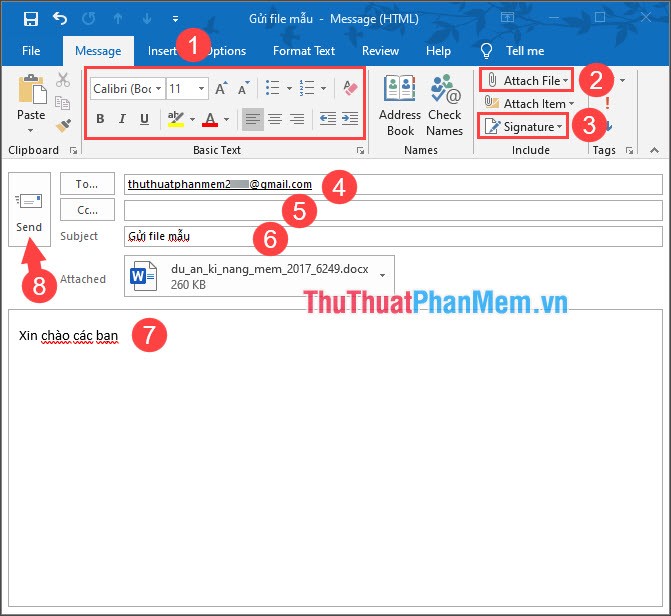 Instructions on how to use Outlook from AZ for beginners Picture 6