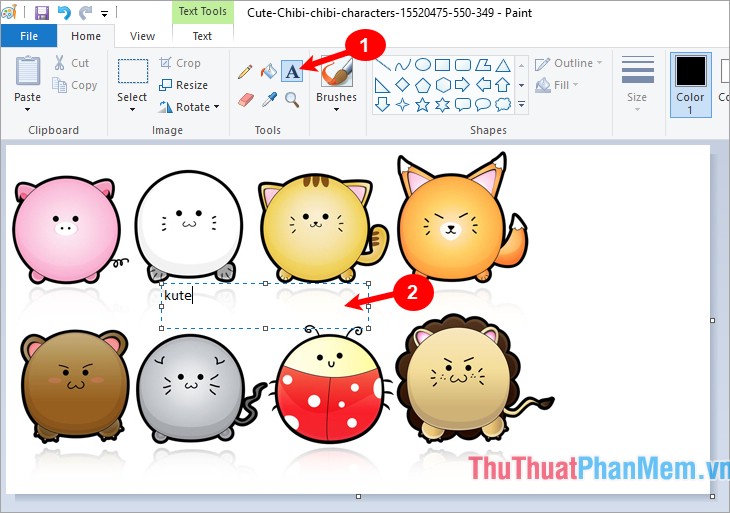 Instructions on how to use Paint in Windows Picture 20