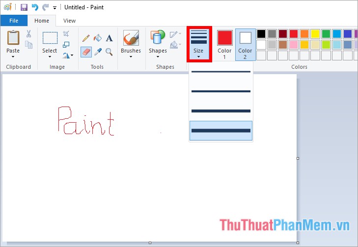 Instructions on how to use Paint in Windows Picture 27