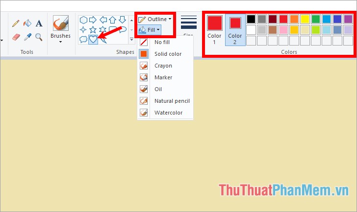 Instructions on how to use Paint in Windows Picture 34