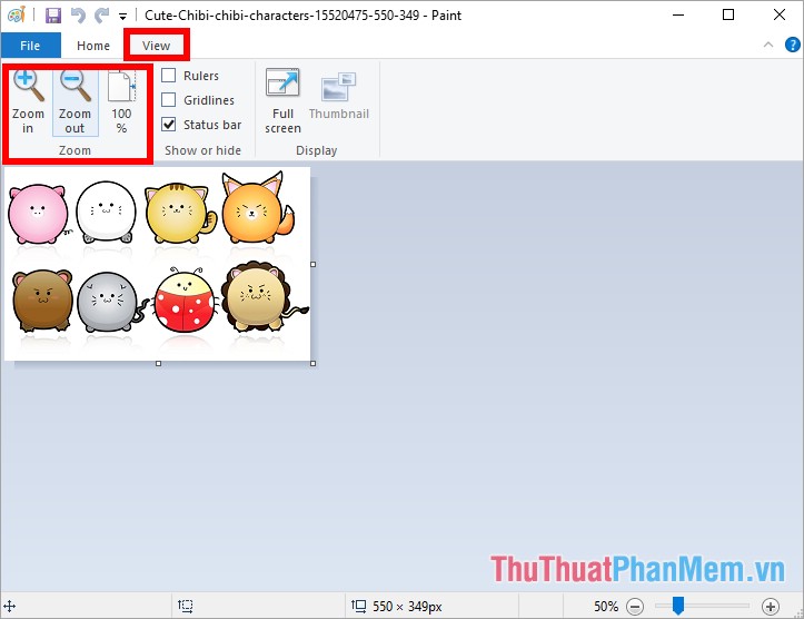 Instructions on how to use Paint in Windows Picture 6