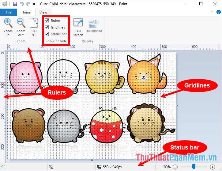 Instructions on how to use Paint in Windows Picture 7
