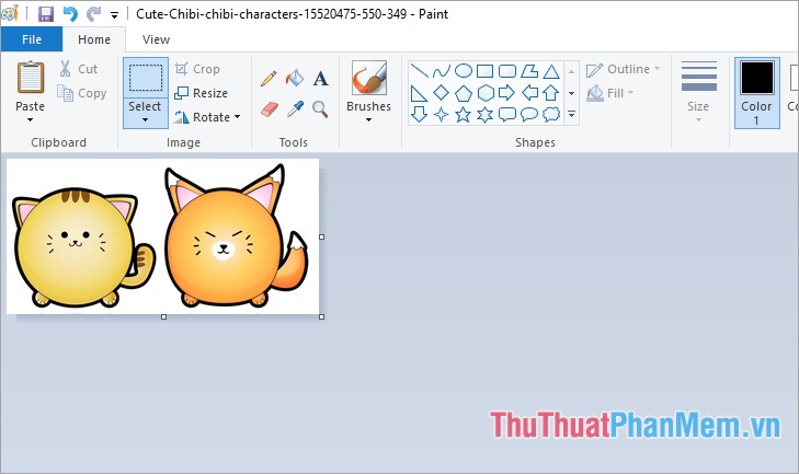 Instructions on how to use Paint in Windows Picture 9