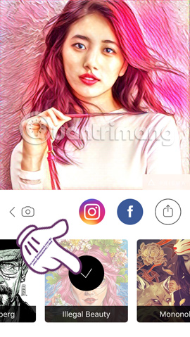 Instructions on how to use Prisma artwork editing Picture 10