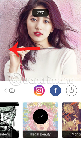 Instructions on how to use Prisma artwork editing Picture 11