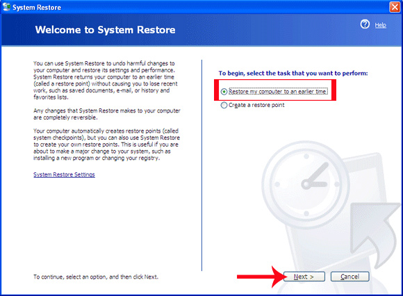 Instructions on how to use System Restore on Windows Picture 5