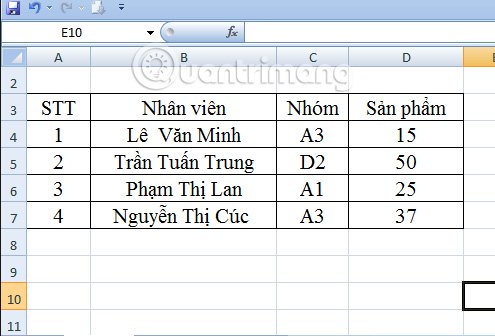 Instructions on how to use the Dmax function in Excel