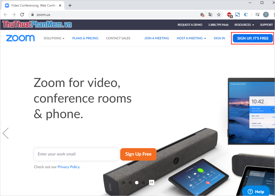 Instructions on how to use the Zoom Meeting application from A to Z Picture 2