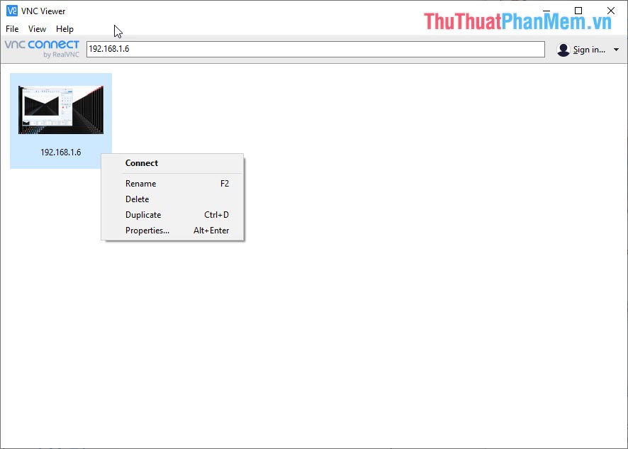 Instructions on how to use VNC Viewer software Picture 11