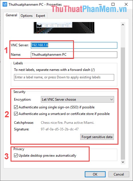 Instructions on how to use VNC Viewer software Picture 15