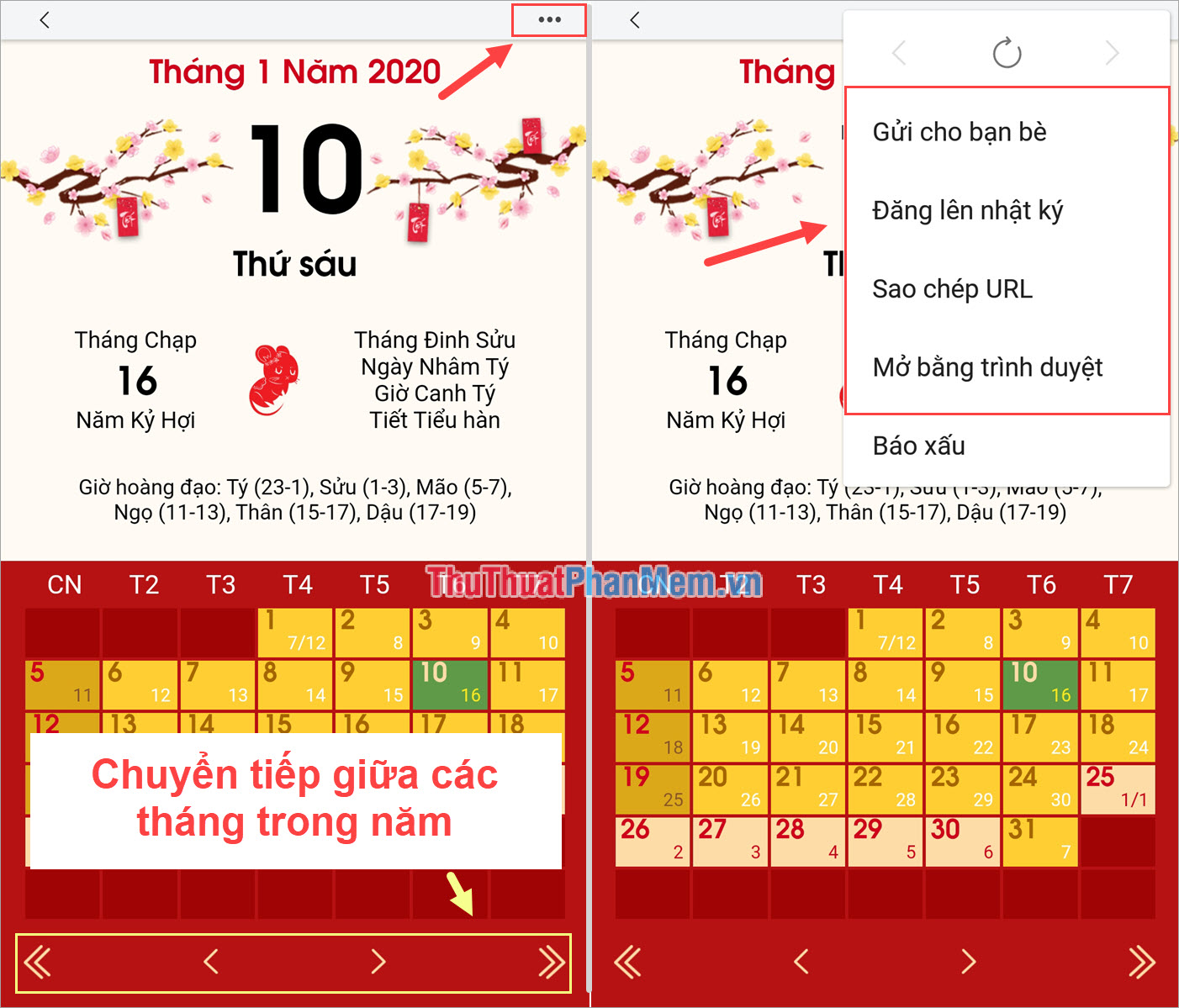 Instructions on how to view Lunar Calendar on Zalo Picture 4