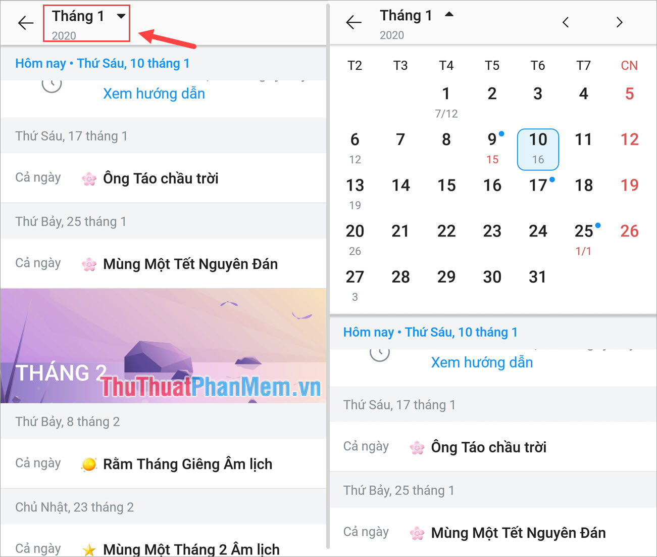 Instructions on how to view Lunar Calendar on Zalo Picture 6