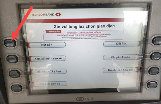 Instructions on how to withdraw money via ATM card Picture 3