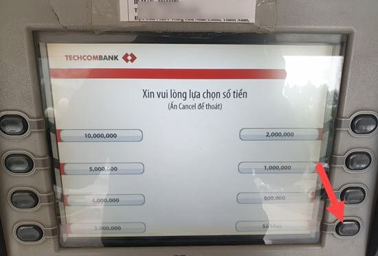 Instructions on how to withdraw money via ATM card Picture 4