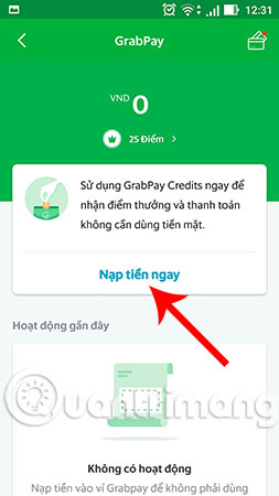 Instructions on recharge into Grabpay Picture 2