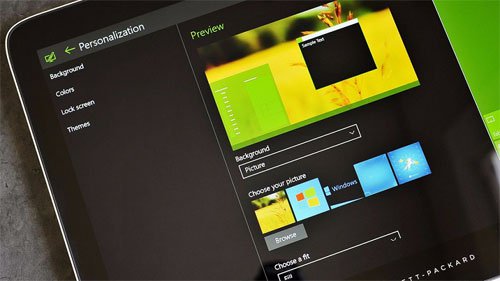 Instructions to activate the dark theme on Windows 10 build 10074 Picture 1