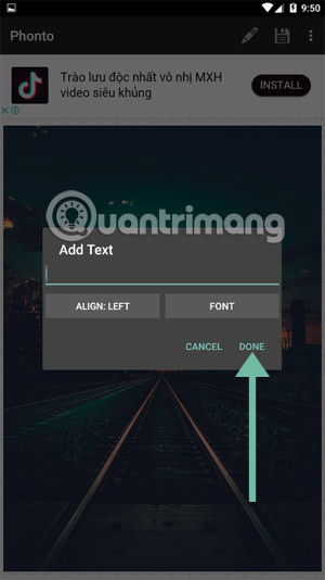 Instructions to add text to photos on Android phones Picture 7