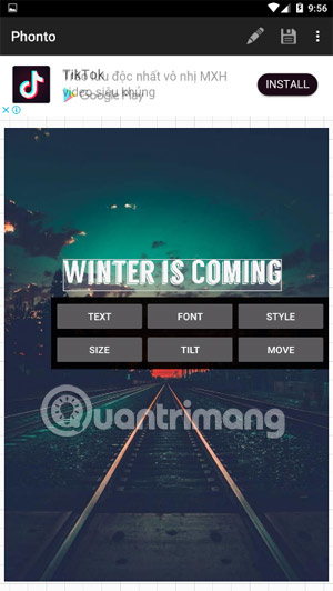 Instructions to add text to photos on Android phones Picture 8