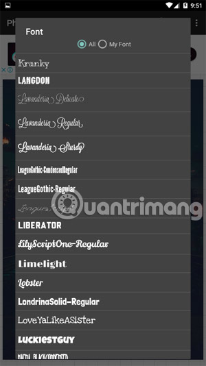 Instructions to add text to photos on Android phones Picture 9