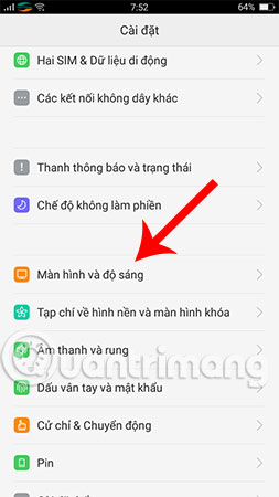 Instructions to adjust the screen brightness of Android phones Picture 3