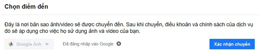 Instructions to backup all photos and videos on Facebook to Google Photos Picture 5