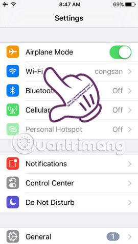Instructions to block ads on iPhone, iPad Picture 1
