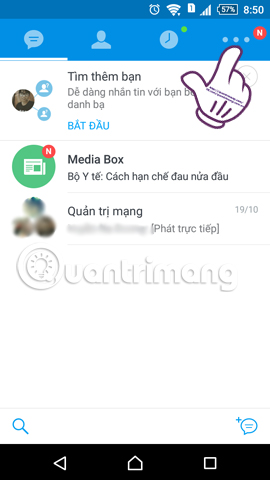 Instructions to block friends from viewing logs on Zalo Picture 1