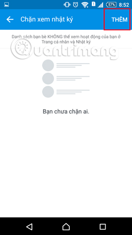 Instructions to block friends from viewing logs on Zalo Picture 6